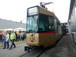 Trams/855675/263474---blt-tram---nr-220 (263'474) - BLT-Tram - Nr. 220 - am 8. Juni 2024 in Oberwil, Depot H�slimatt