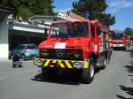 (129'366) - Feuerwehr, Adelboden - BE 1515 - Mercedes am 5. September 2010 in Adelboden, Dorfstrasse