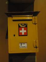 Bern/288026/139313---alter-briefkasten-am-3 (139'313) - Alter Briefkasten am 3. Juni 2012 in Bern, Museum fr Kommunikation