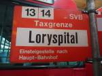 (140'095) - SVB-Haltestelle - Bern, Loryspital - am 24. Juni 2012