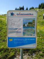 Grindelwald/278542/134782---grindelwald-bus-haltestelle---grindelwald (134'782) - Grindelwald Bus-Haltestelle - Grindelwald, Oberer Lauchbhl - am 3. Juli 2011