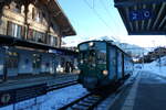 Triebwagen/908287/283700---ceg-triebwagen---nr-116 (283'700) - CEG-Triebwagen - Nr. 116 - am 3. Januar 2026 im Bahnhof Gstaad
