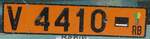 (242'144) - Autonummer aus Benin - V 4410 - am 5. November 2022 beim Bahnhof Interlaken Ost