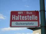 Thun/256181/128129---sti-haltestelle---thun-guisanplatz (128'129) - STI-Haltestelle - Thun, Guisanplatz - am 31. Juli 2010