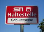 (128'179) - STI-Haltestelle - Thun, Schulstrasse - am 1.