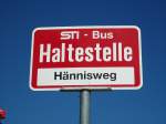 (128'182) - STI-Haltestelle - Thun, Hnnisweg - am 1.