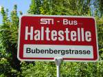 (128'184) - STI-Haltestelle - Thun, Bubenbergstrasse - am 1.