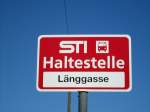 (128'192) - STI-Haltestelle - Thun, Lnggasse - am 1.