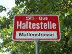 (128'193) - STI-Haltestelle - Thun, Mattenstrasse - am 1.
