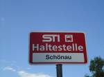 (128'202) - STI-Haltestelle - Thun, Schnau - am 1. August 2010