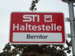 (130'300) - STI-Haltestelle - Thun, Berntor - am 10.