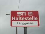 (133'210) - STI-Haltestelle - Thun, Lnggasse - am 12.
