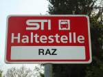 (133'316) - STI-Haltestelle - Thun, RAZ - am 16.