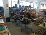 (141'093) - Die Schuhabteilung im BrockiShop am 14. August 2012