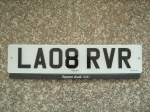 (143'490) - Autonummer aus England - LA08 RVR - am 15. Mrz 2013 im BrockiShop