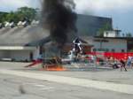 (145'633) - Motorrad durchs Feuer von Hell Driver am 7. Juli 2013 in Thun, Expo