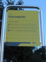 (156'418) - STI-Haltestelle - Thun, Guisanplatz - am 1.