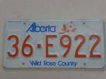 (161'700) - Autonummer aus Kanada - 36-E922 - am 1.