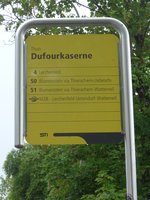 (171'918) - STI-Haltestelle - Thun, Dufourkaserne - am 19. Juni 2016