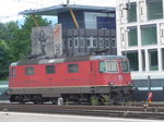 (173'289) - SBB-Lokomotive - Nr. 11'187 - am 24. Juli 2016 im Bahnhof Thun