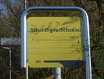 Thun/697024/215989---sti-haltestelle---thun-scherzligenschadau (215'989) - STI-Haltestelle - Thun, Scherzligen/Schadau - am 10. April 2020