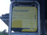 (226'227) - STI-Haltestelle - Thun, Bahnhof - am 10.