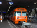 (198'086) - RBS-Pendelzug - Nr. 61 - am 7. Oktober 2018 im Bahnhof Worb Dorf