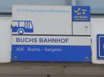 (158'545) - BSW-Haltestelle - Buchs, Bahnhof - am 1.