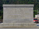 (180'678) - Denkmal am 24. Mai 2017 beim Bahnhof Airolo