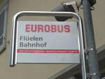 Fluelen/638683/195449---eurobus-haltestelle---flelen-bahnhof (195'449) - EUROBUS-Haltestelle - Flelen, Bahnhof - am 1. August 2018