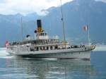 Montreux/381464/154399---dampfschiff-la-suisse-am (154'399) - Dampfschiff La Suisse am 23. August 2014 bei Montreux auf dem Genfersee