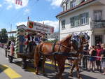 (206'758) - Die Berner Jodler aus Kreuzlingen am 23. Juni 2019 am Jodlerfest-Umzug in Winterthur