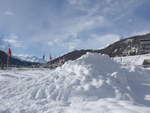 (188'107) - Viel Schnee am 3. Februar 2018 in St. Moritz