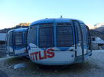 Personentransporte/535383/177441---ausrangierte-titlis-rotair-kabine---nr (177'441) - Ausrangierte Titlis-Rotair-Kabine - Nr. 8 - am 30. Dezember 2016 in Engelberg, Titlisbahnen