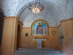 (185'256) - Im Innern der Einsiedlerkapelle Sant Gil am 26.