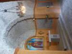 (185'257) - Im Innern der Einsiedlerkapelle Sant Gil am 26.