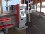 (189'016) - TMR-Billetautomat am 3. Mrz 2018 im Bahnhof Les Marcottes