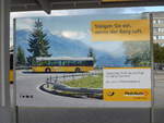 (194'346) - PostAuto-Plakat am 23. Juni 2018 beim Bahnhof Interlaken West