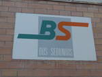 (214'844) - Schild vom BS Bus Sedunois am 22. Februar 2020 in Sion, alte Ortsbusgarage