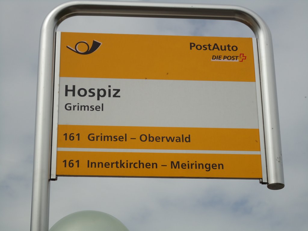(127'533) - PostAuto-Haltestelle - Grimsel, Hospiz - am 4. Juli 2010 