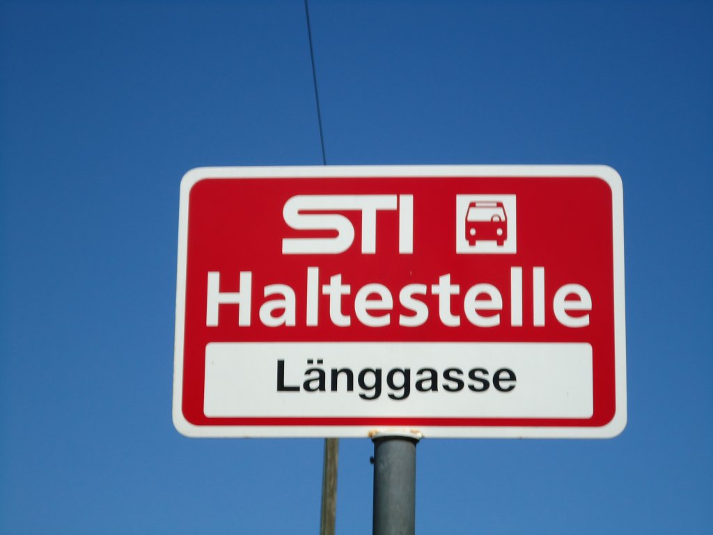(128'192) - STI-Haltestelle - Thun, Lnggasse - am 1. August 2010