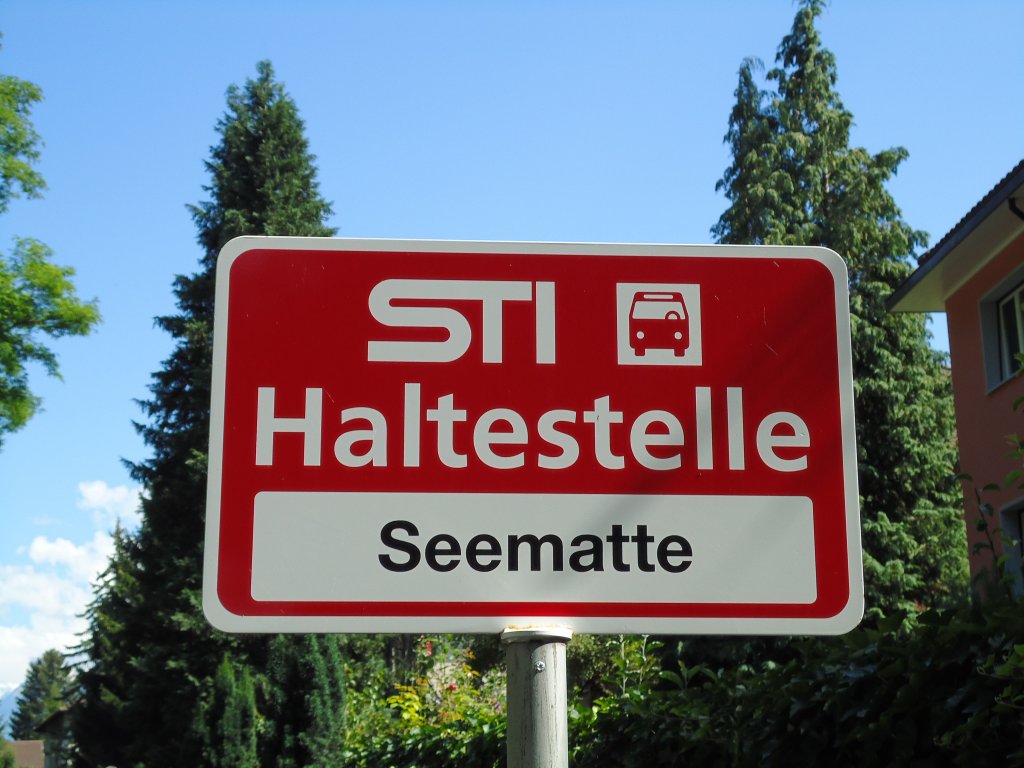 (128'217) - STI-Haltestelle - Hnibach, Seematte - am 1. August 2010