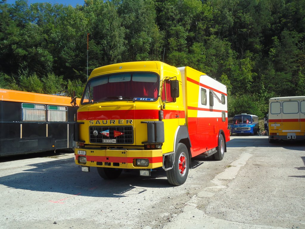 (128'984) - Saurer-Wohnmobil - AR 8505 - am 22. August 2010 in Thayngen