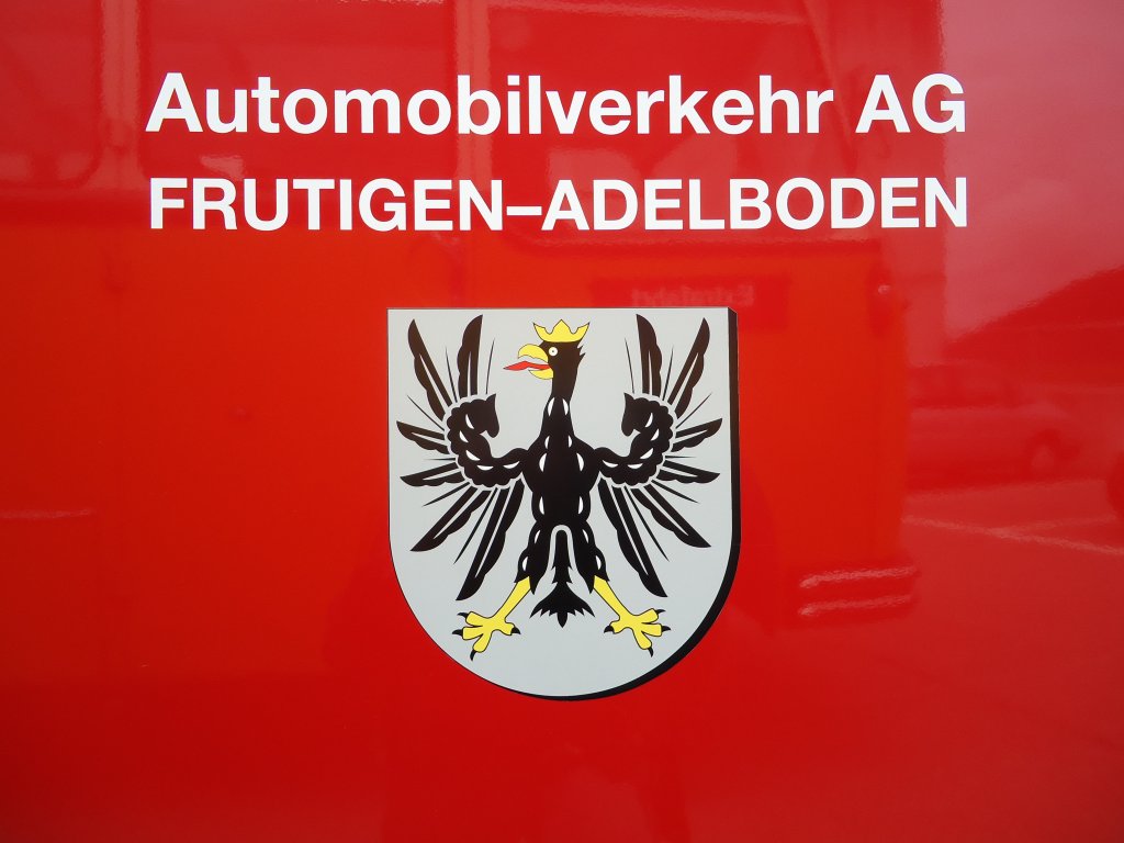 (129'929) - Altes Logo der Automobilverkehr AG Frutigen-Adelboden am 18. September 2010
