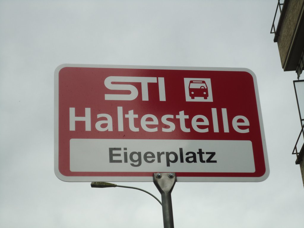 (133'208) - STI-Haltestelle - Thun, Eigerplatz - am 12. April 2011