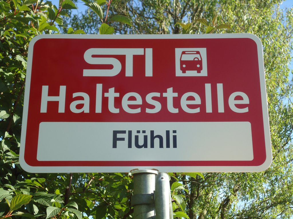 (133'917) - STI-Haltestelle - Steffisburg, Flhli - am 29. Mai 2011