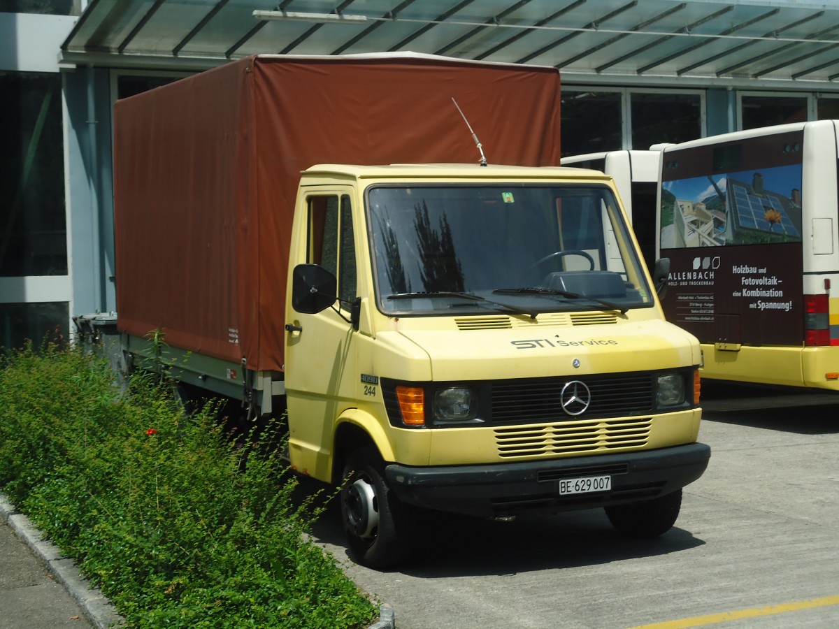 (140'058) - STI Thun - Nr. 244/BE 629'007 - Mercedes (ex Nr. 144) am 24. Juni 2012 in Thun, Garage