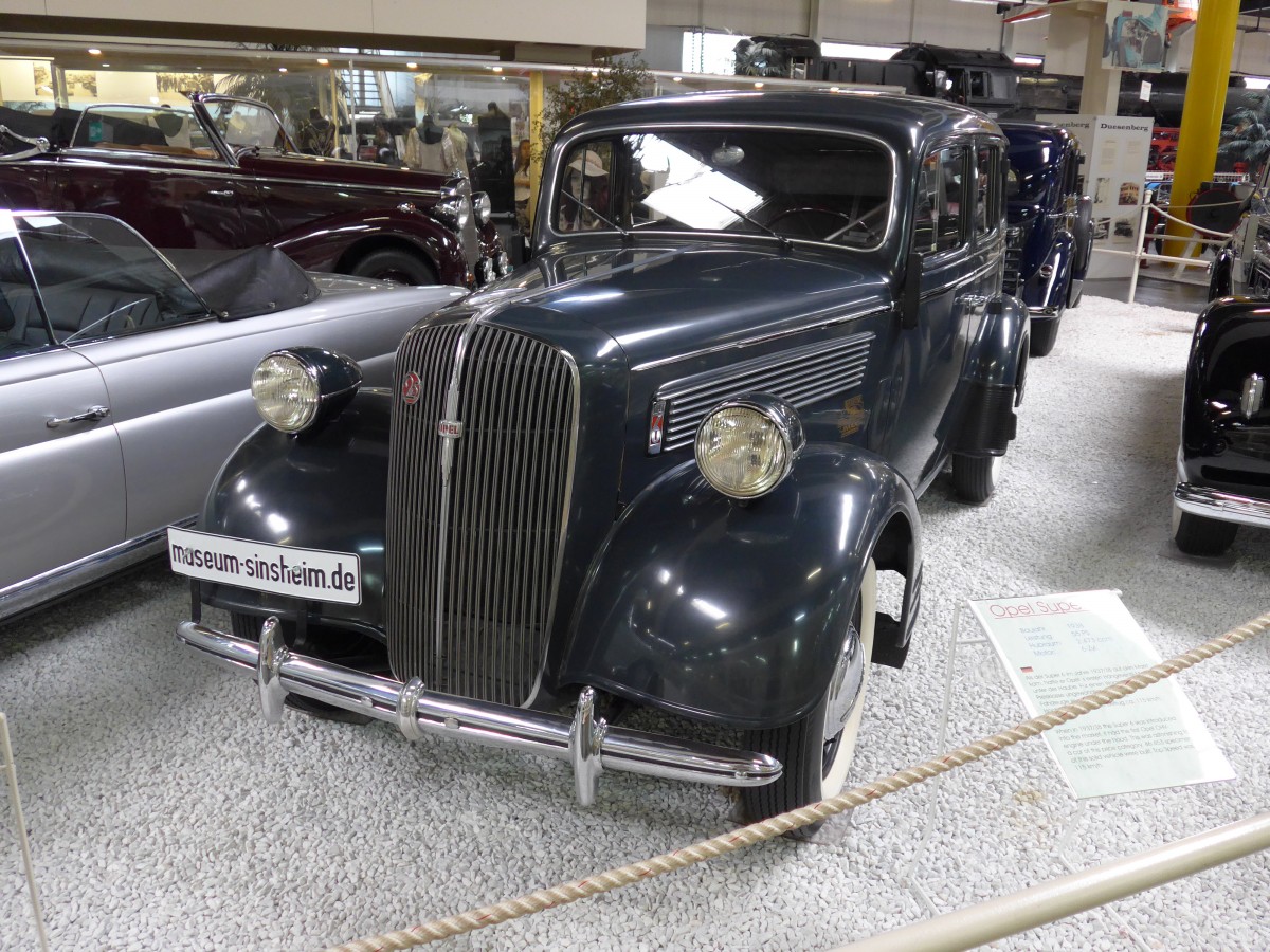 (149'994) - Opel am 25. April 2014 in Sinsheim, Museum
