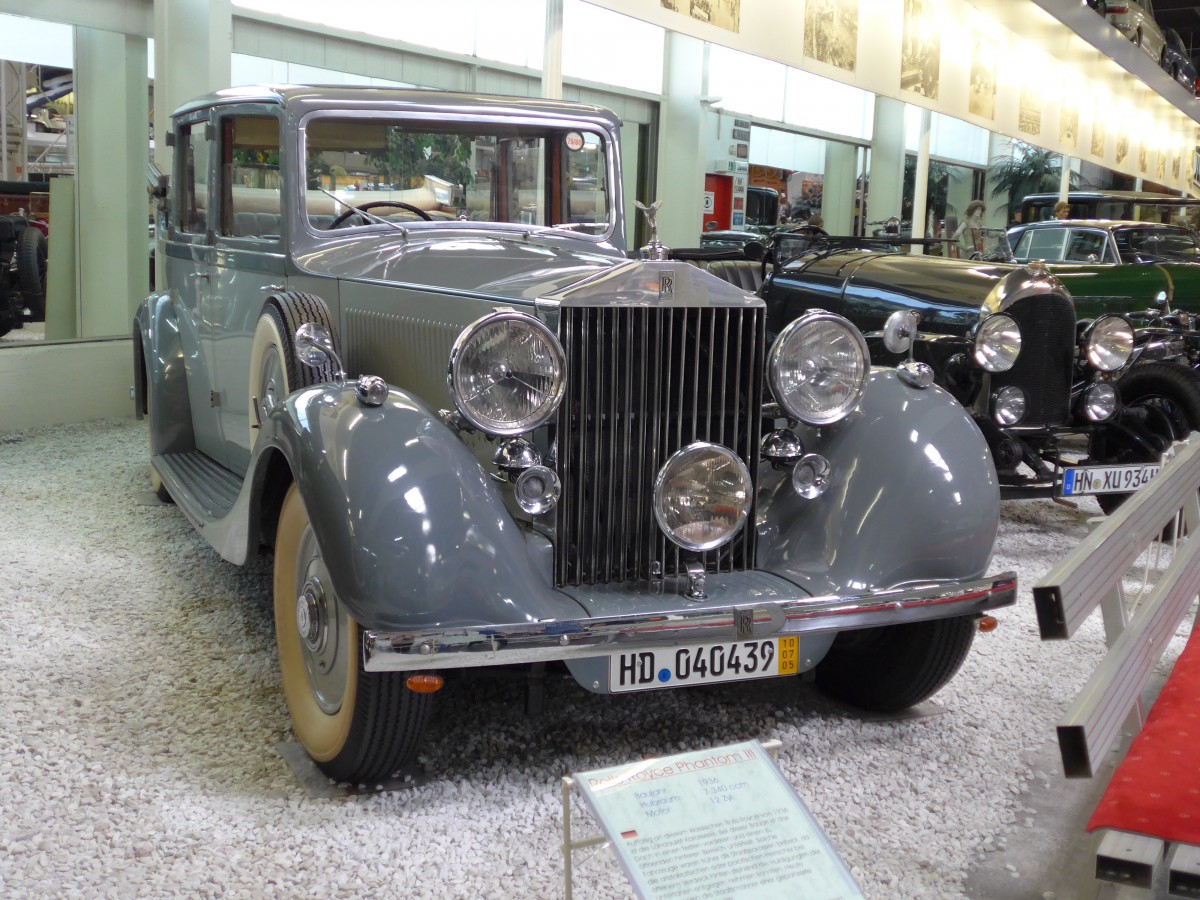 (150'044) - Rolls-Royce - HD 040'439 - am 25. April 2014 in Sinsheim, Museum
