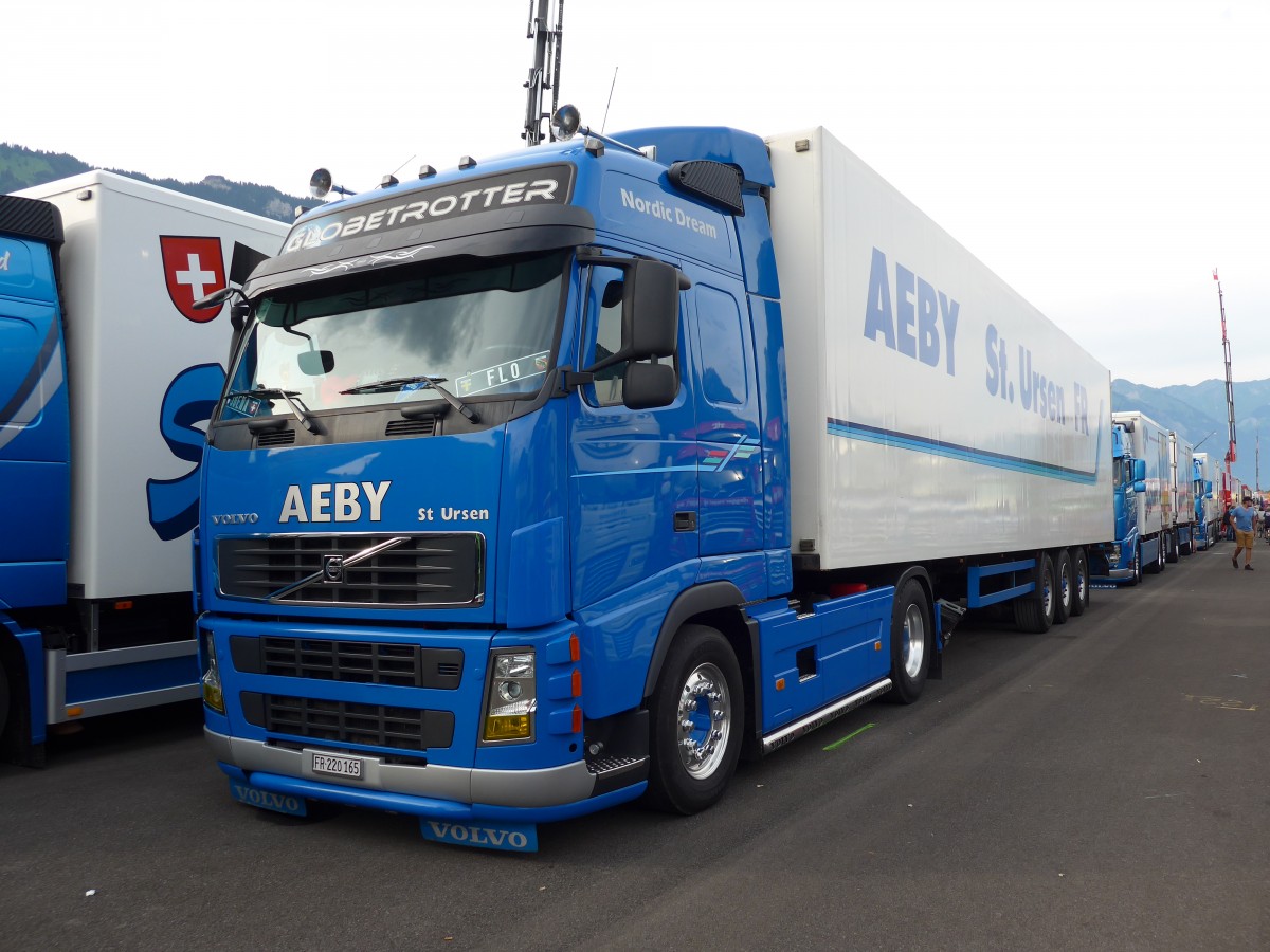 (151'952) - Aeby, St. Ursen - FR 220'165 - Volvo am 28. Juni 2014 in Interlaken, Flugplatz